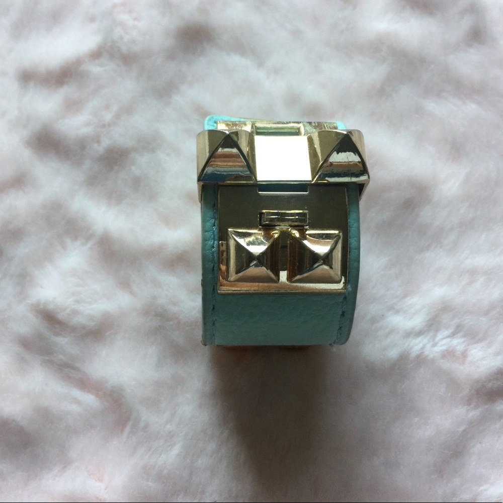 Blue & Gold Cuff Bracelet